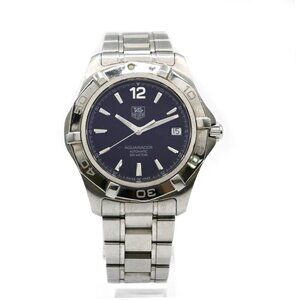 TAG HEUER Aquaracer 300M Watch 39mm WAF2110 Automatic Black Dial Date SS 23LC585